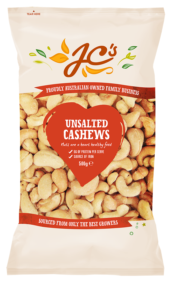 Unsalted Cashews 500g