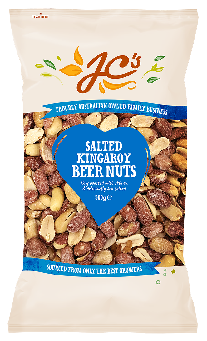 Salted Kingaroy Beer Nuts 500g