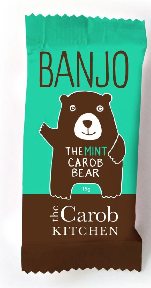 The Carob Kitchen - Banjo Bear Mint (15g)